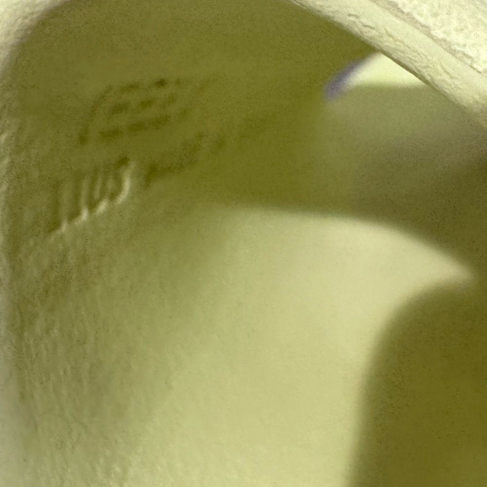 Adidas Yeezy Slides Glow Green Yellow Size 11 , no box, used - Picture 6 of 8